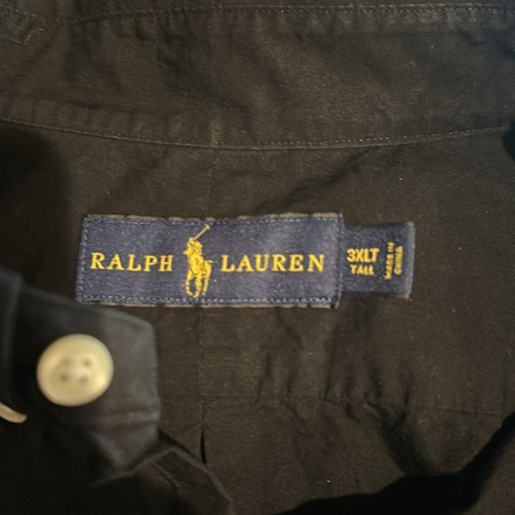 Ralph Lauren Black Shirt with Purple Logo size 3XLT - Picture 2 of 2